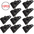 10-Piece Tarp Locking Clips: Waterproof High-Strength Fasteners for Pool Covers, Tent, Awning, and Camping Use