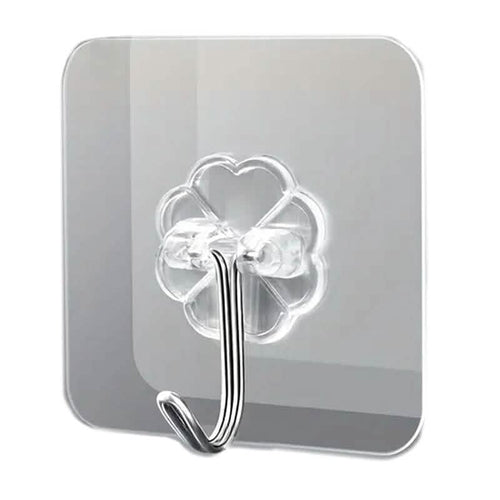 10-Pack: Self-Adhesive Wall Hooks