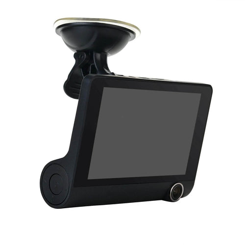 1080P 4" Dual Lens HD Car DVR Rearview Video Dash Cam Recorder Camera G-sensor