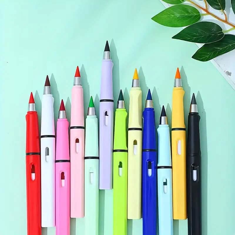 12 Colors Forever Pencil with Eraser