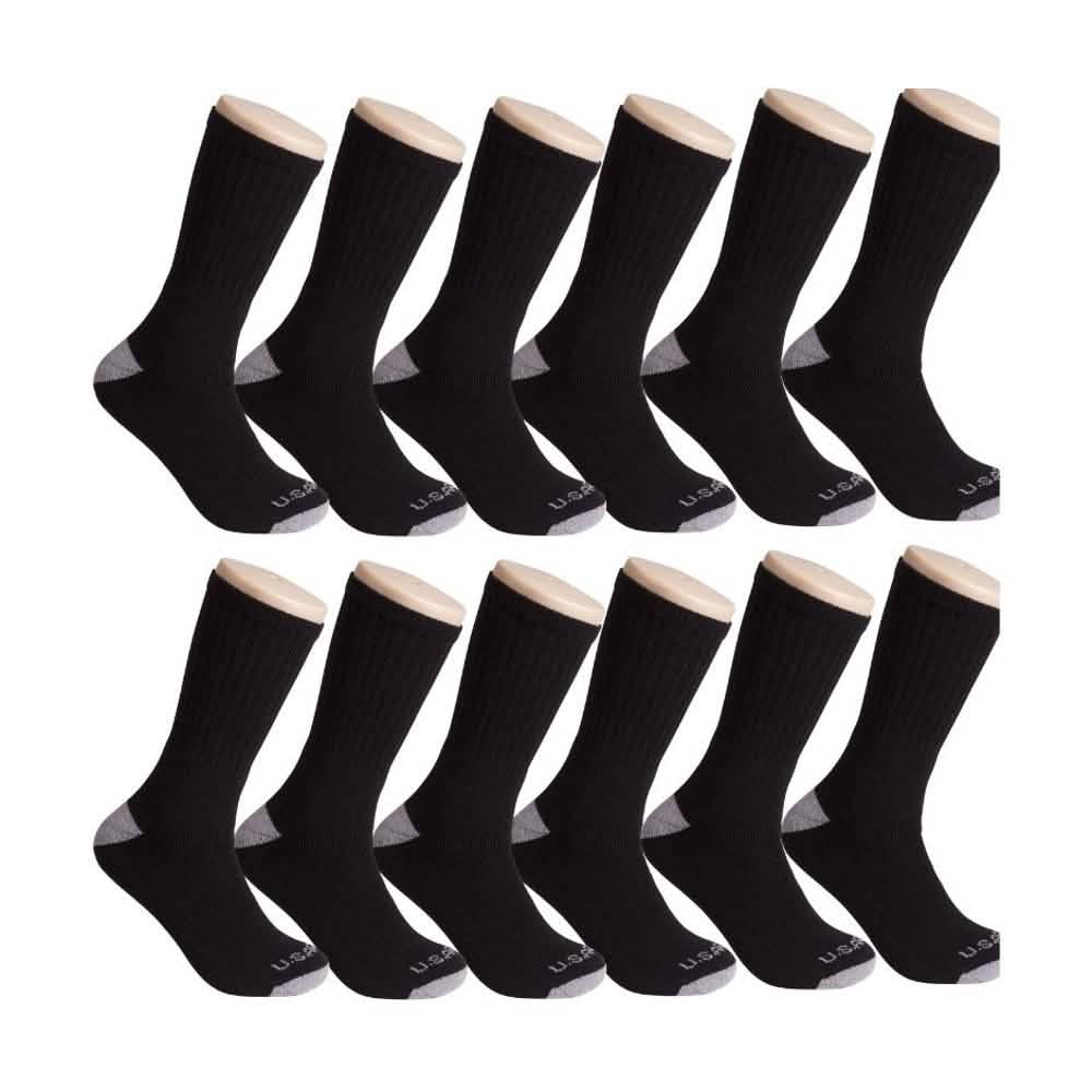 12-Pairs: U.S. ARMY Tri-Blend Socks