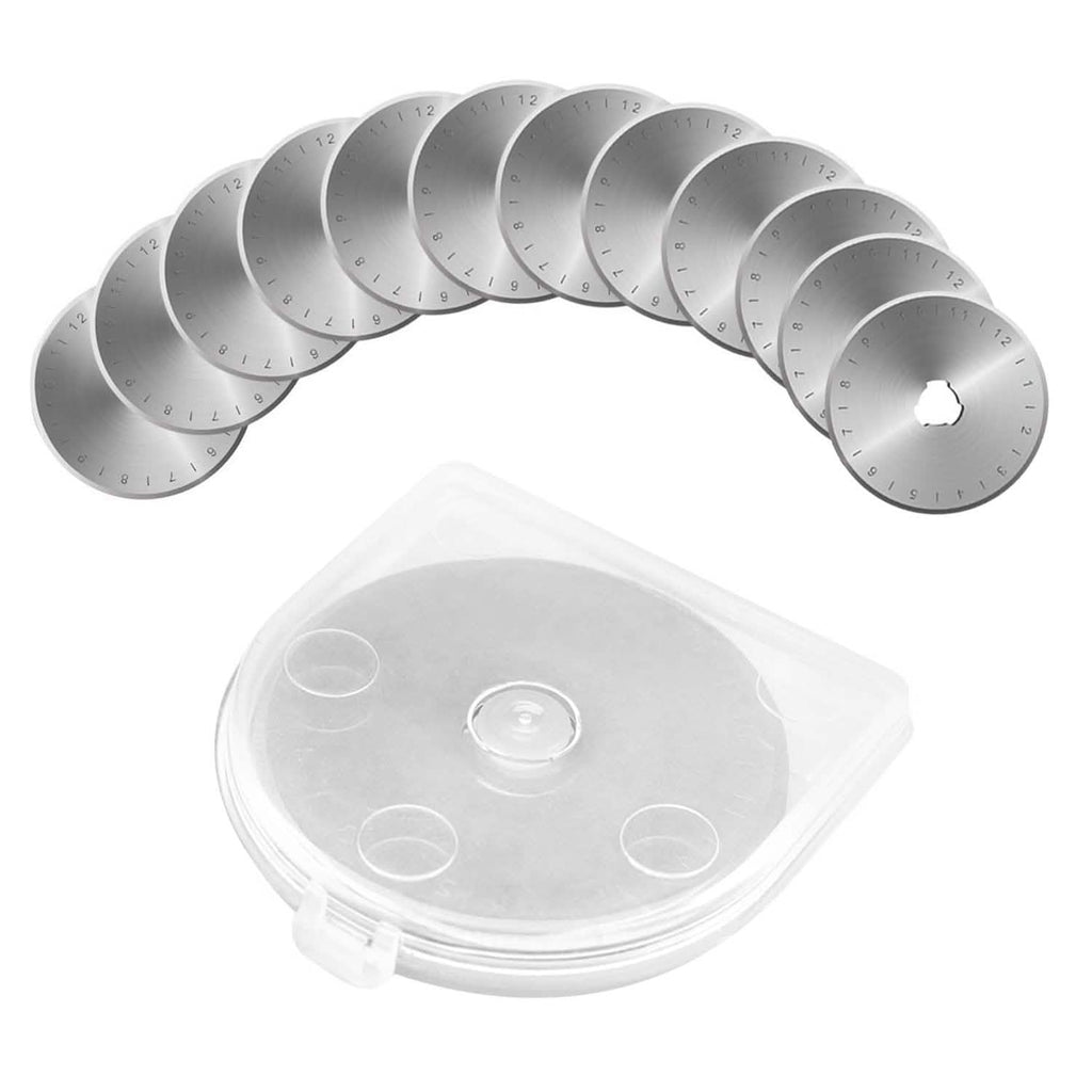 12-Piece Set: 45mm Rotary Cutter Blades
