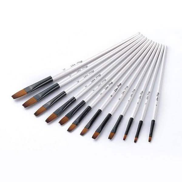 12-Piece Set: Artist Watercolor Painting Brushes