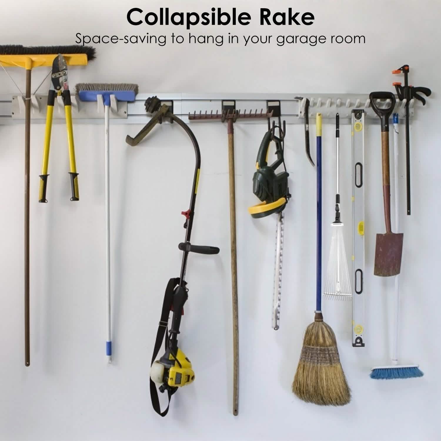 15-Teeth Expanding Stainless Steel Rake