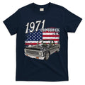 1971 71 C10 Truck Vintage 4th Of July American Flag T-Shirt