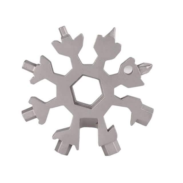 18-in-1 Multi-Tool Stainless Steel Snowflake-Shaped Tool