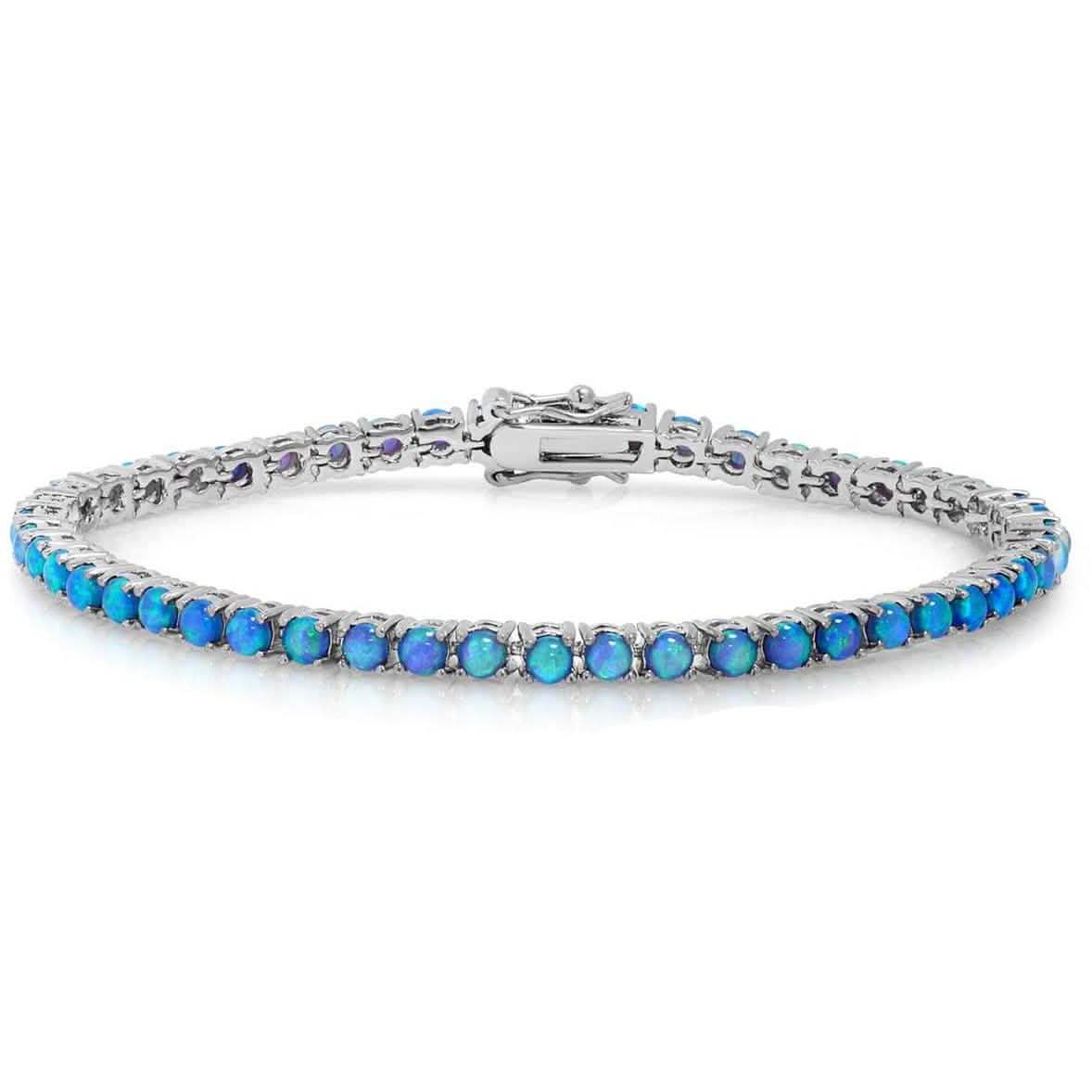 18K Gold Plated Opal Tennis Bracelets