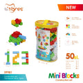 Construction Set "Mini Blocks" 50 el, Tigres