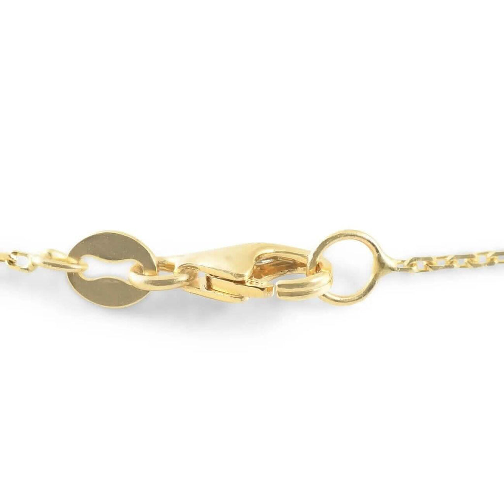 1ct Diamonds By The Yard 18" 14K Yellow Gold Womens Necklace