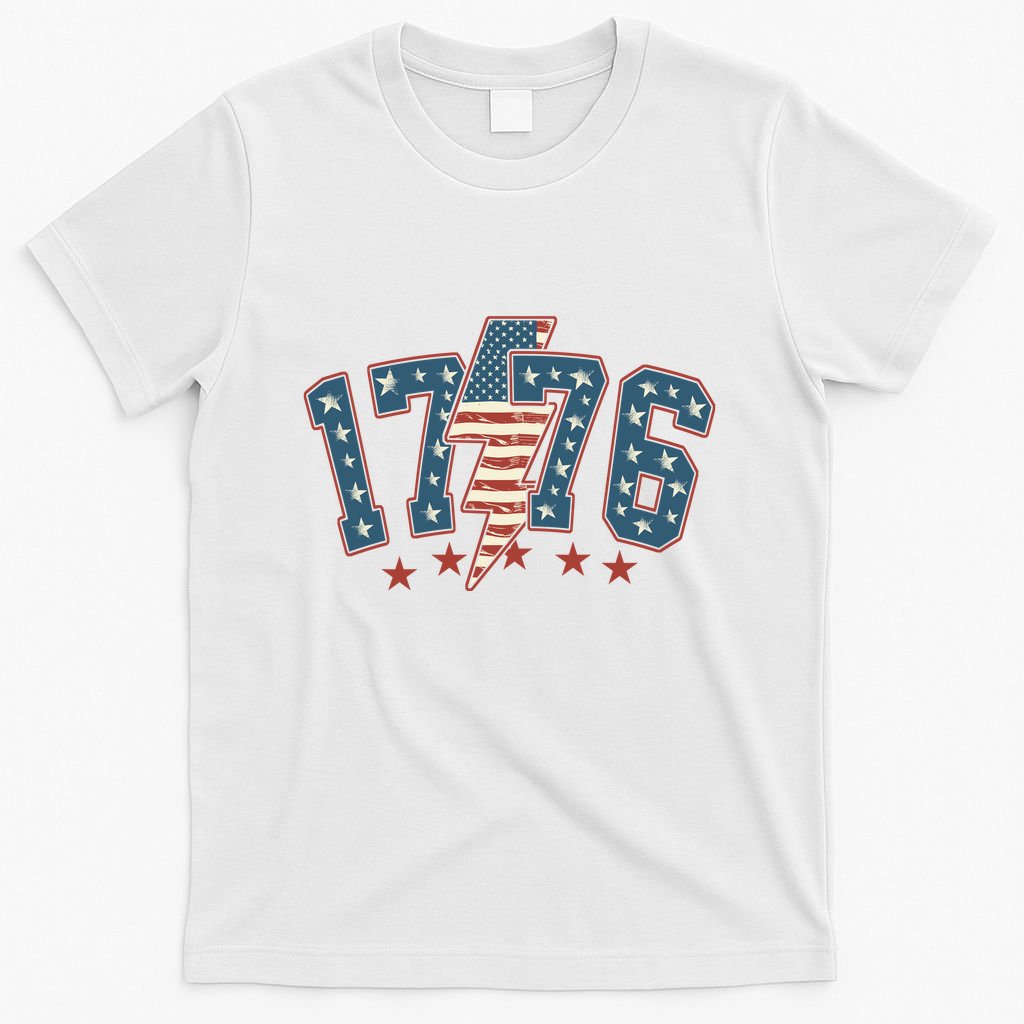 1776 Patriotic Vintage Style Usa 4th Of July T-Shirt