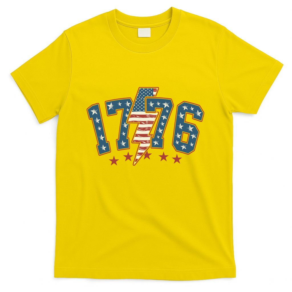 1776 Patriotic Vintage Style Usa 4th Of July T-Shirt