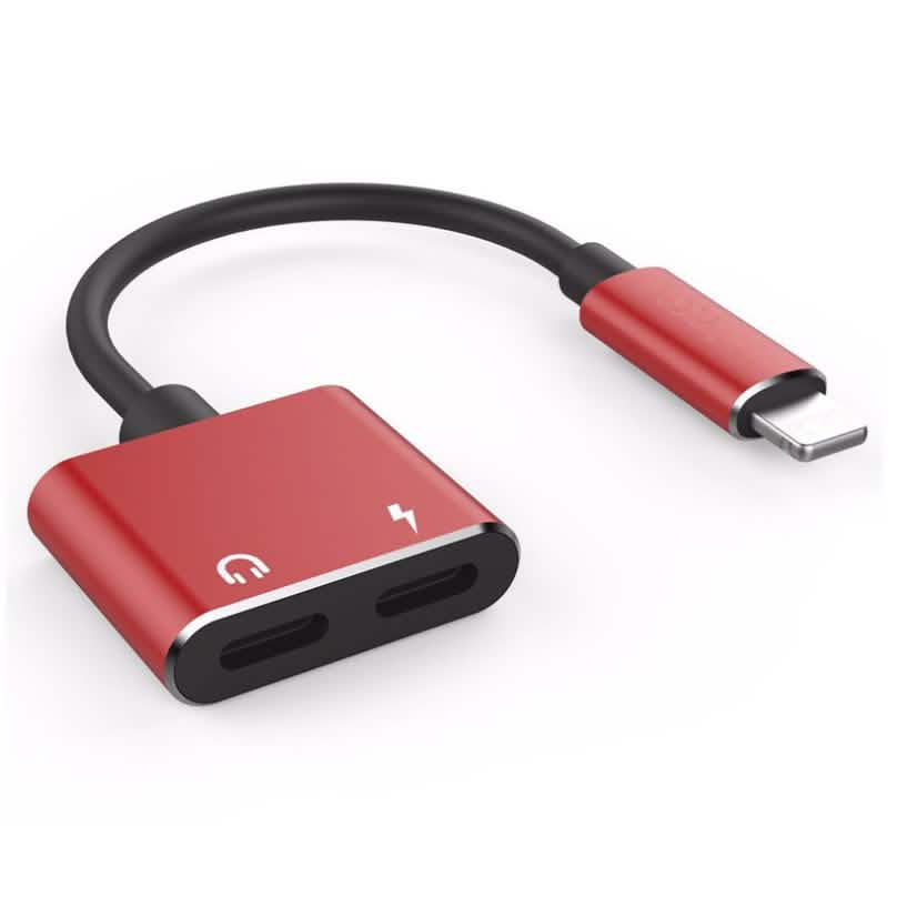 2-in-1 for Lightning Adapter For iPhone 7 8 Plus 10 X