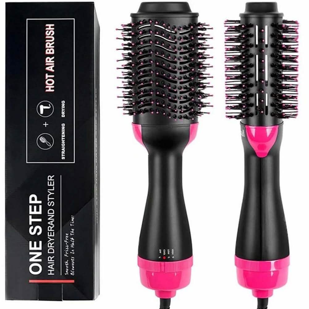 2-in-1 Hair Dryer Volumizer Hot Hair Brush Roller Comb