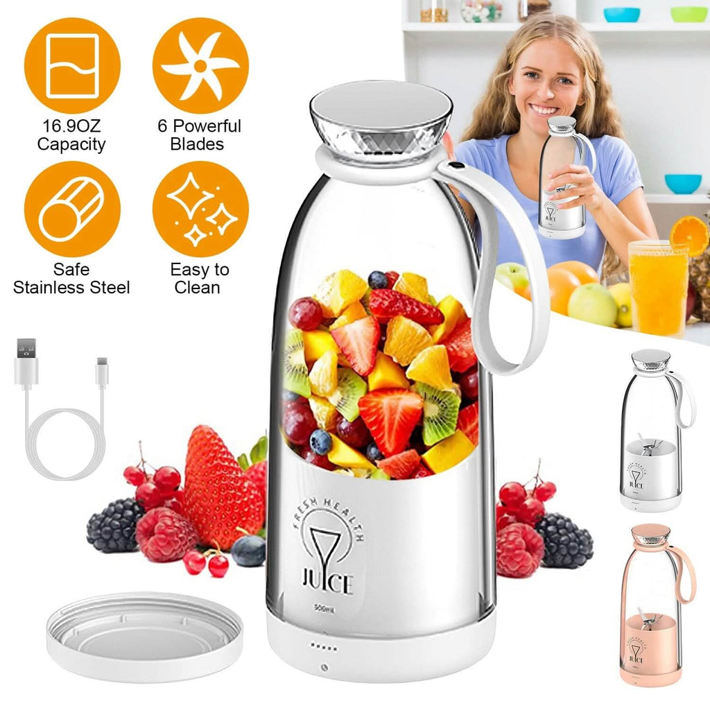 2-in-1 Portable Fruit Blender Rechargeable