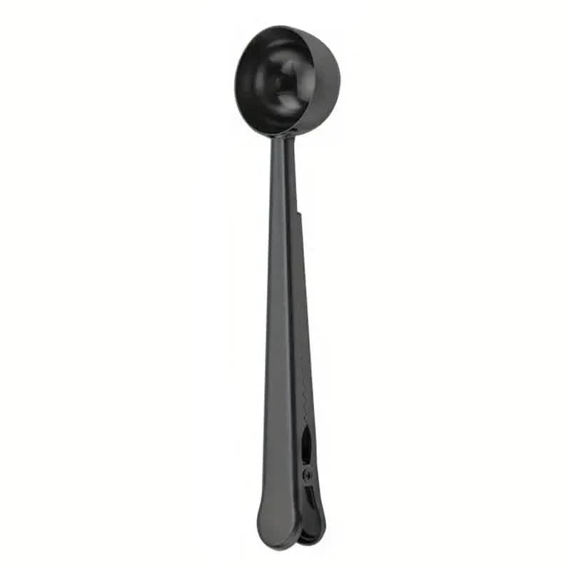 2-in-1 Stainless Steel Coffee Spoon and Sealing Clip