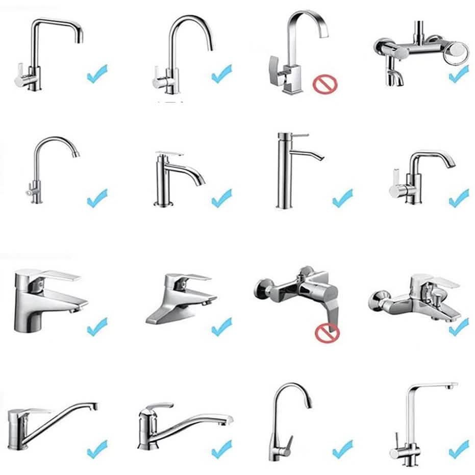2-Pack: 360 Degree Swivel Faucet Aerator Deluxe Water Saving Faucet Sprayer