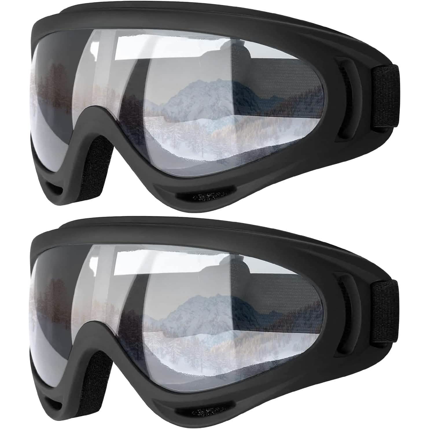 2-Pack: Anti-Scratch Dustproof Sports Goggles