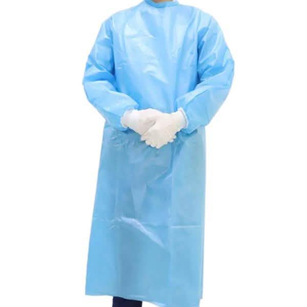 2-Pack: Blue Protective Isolation Gown