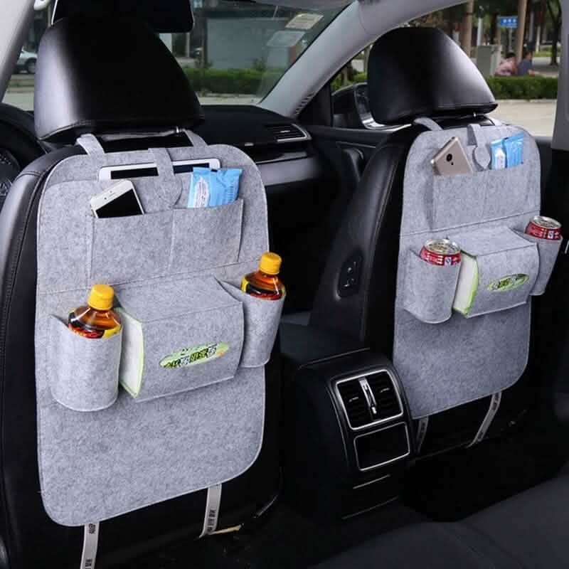 2-Pack: Car Seat Back Storage Bag Multifunctional Adjustable Backseat Storage Bag