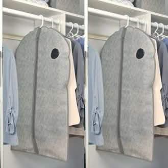 2-Pack: Hanging Suit Storage Bag