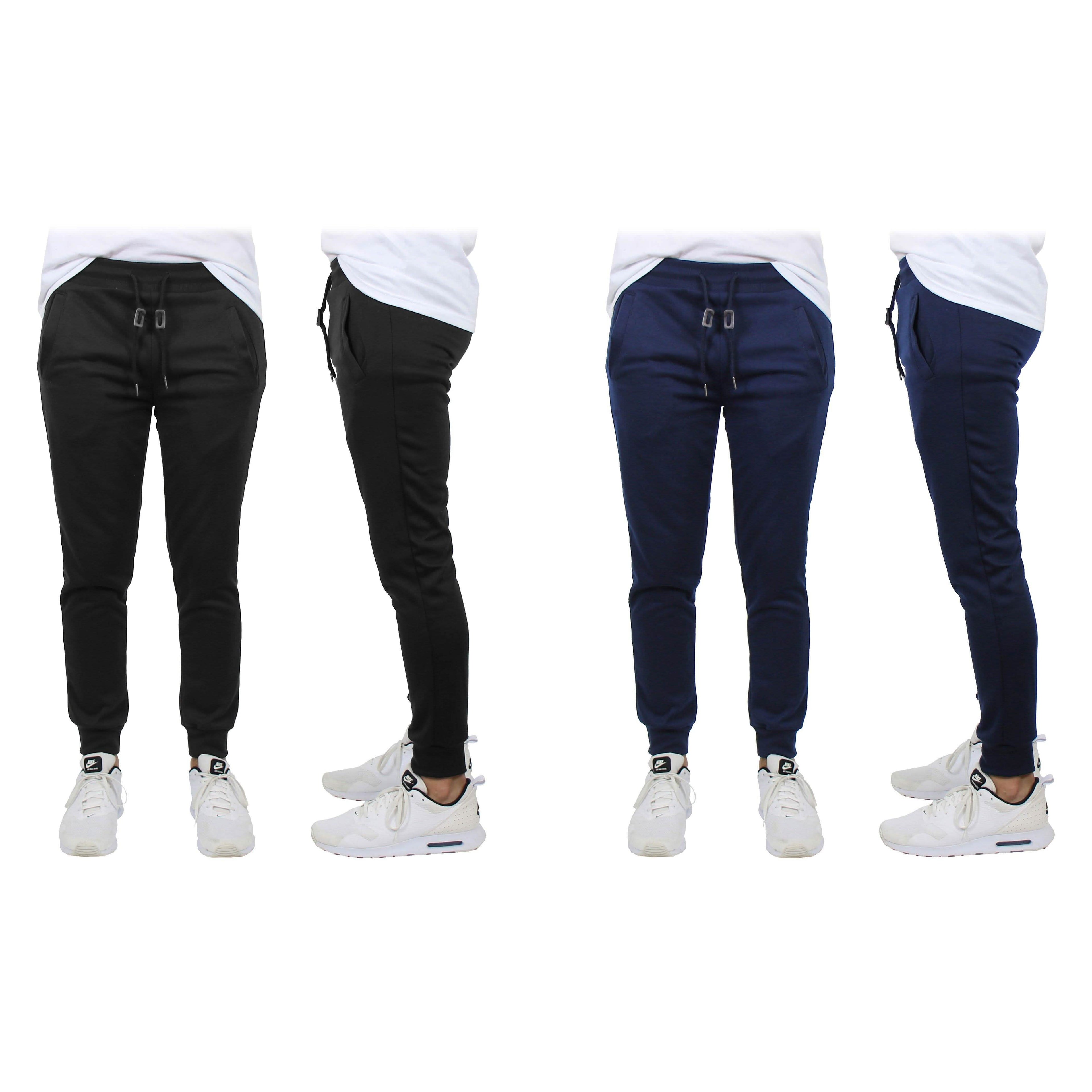 2-Pack: Men's Slim-Fit French Terry Jogger Lounge Pants