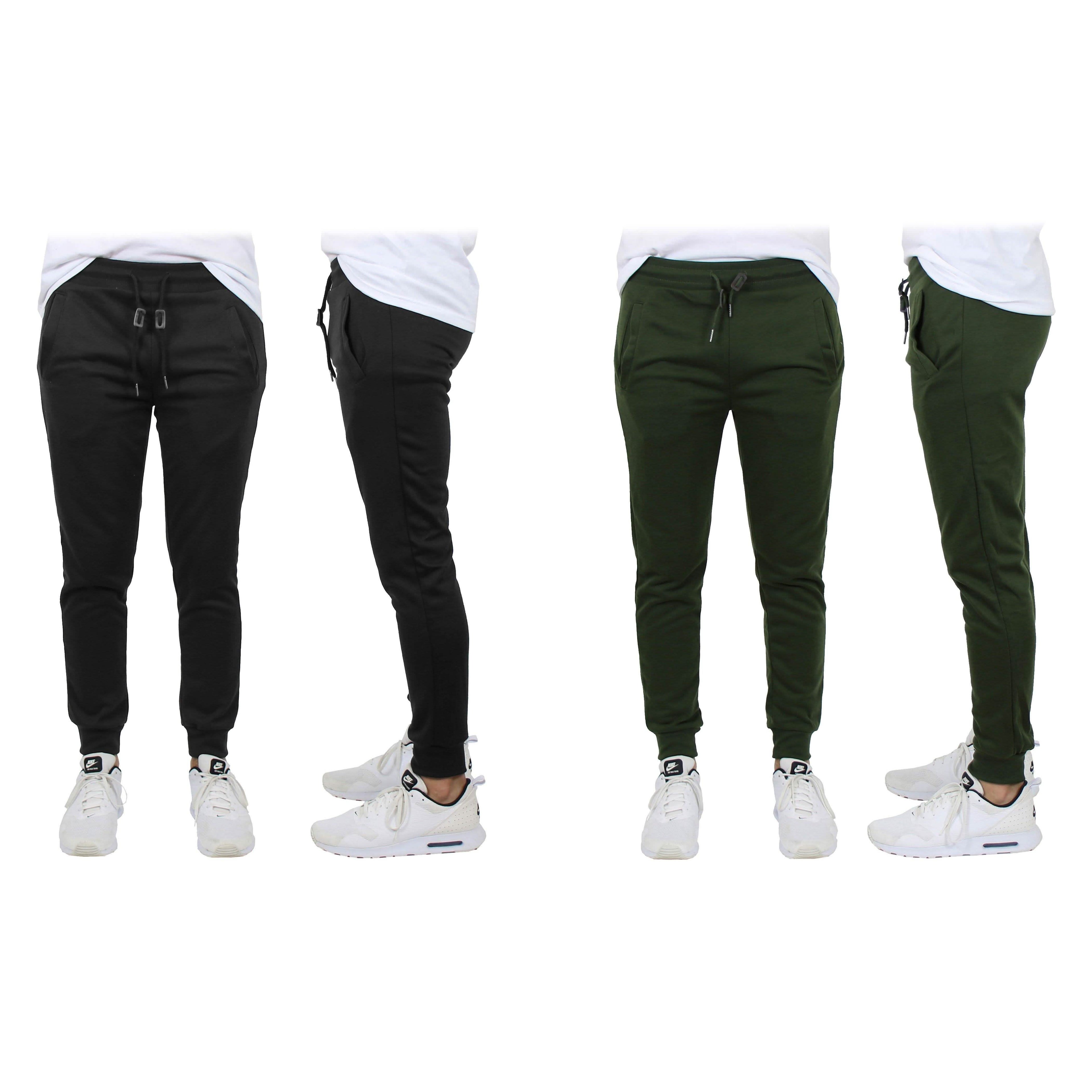 2-Pack: Men's Slim-Fit French Terry Jogger Lounge Pants