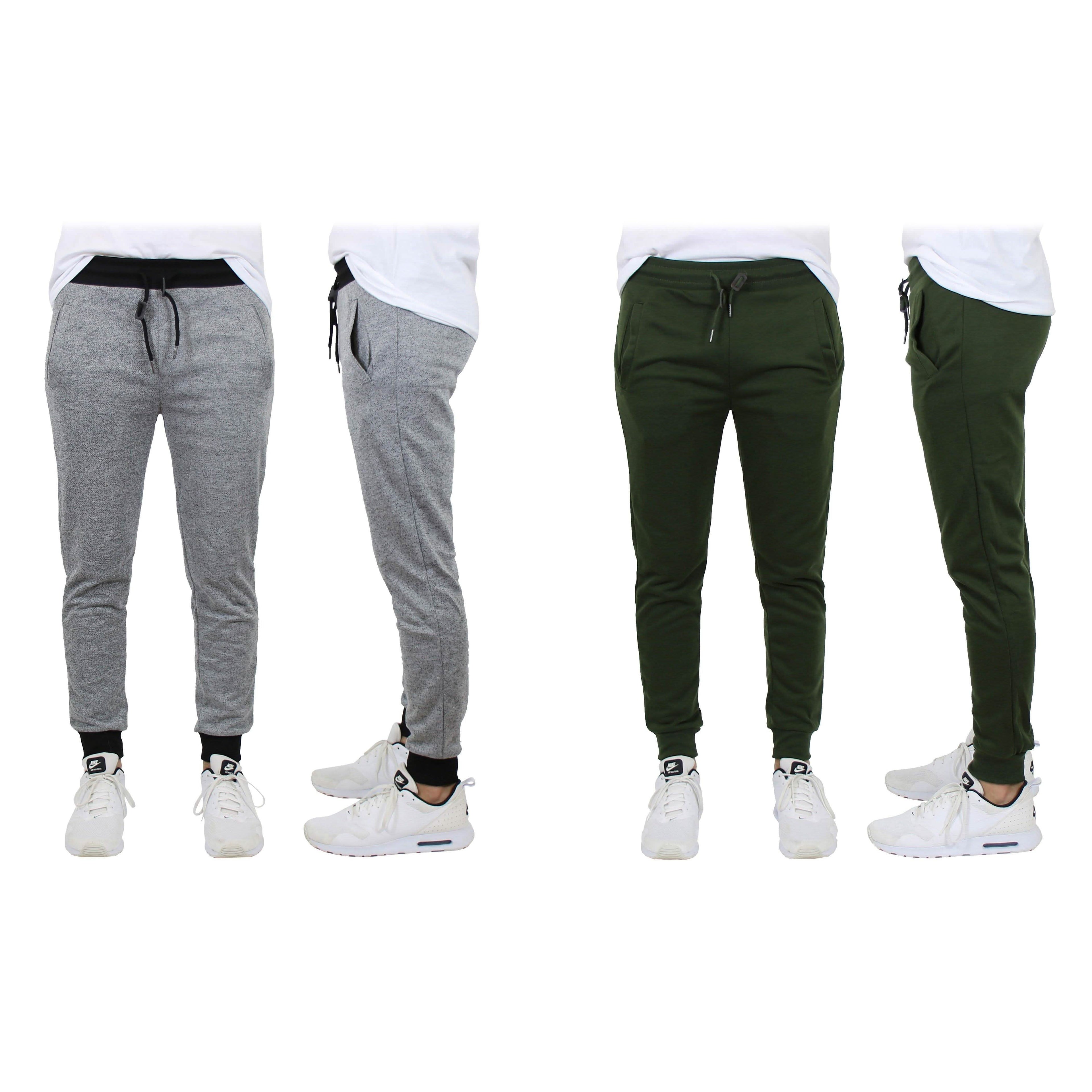 2-Pack: Men's Slim-Fit French Terry Jogger Lounge Pants