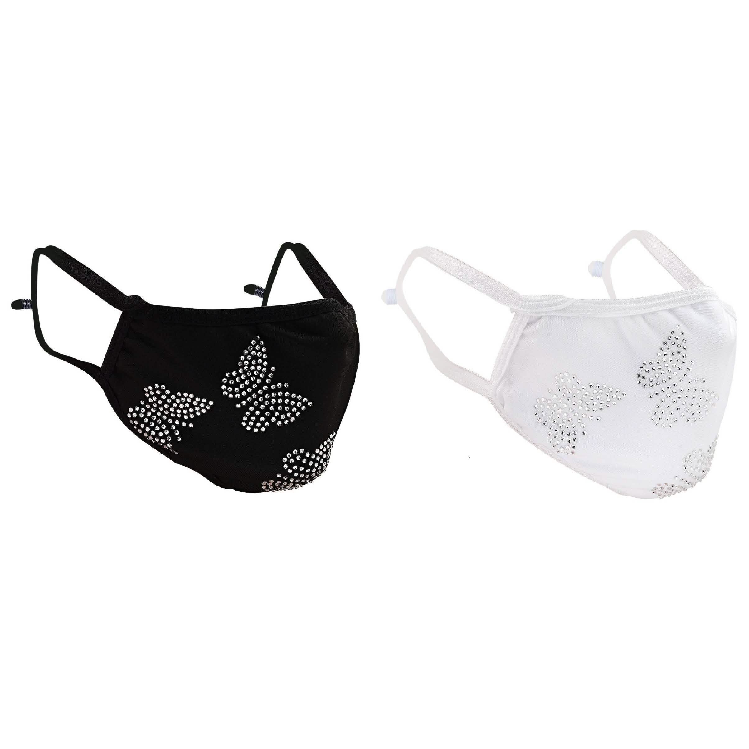 2-Pack: Reusable Washable Fitted Butterfly Pattern