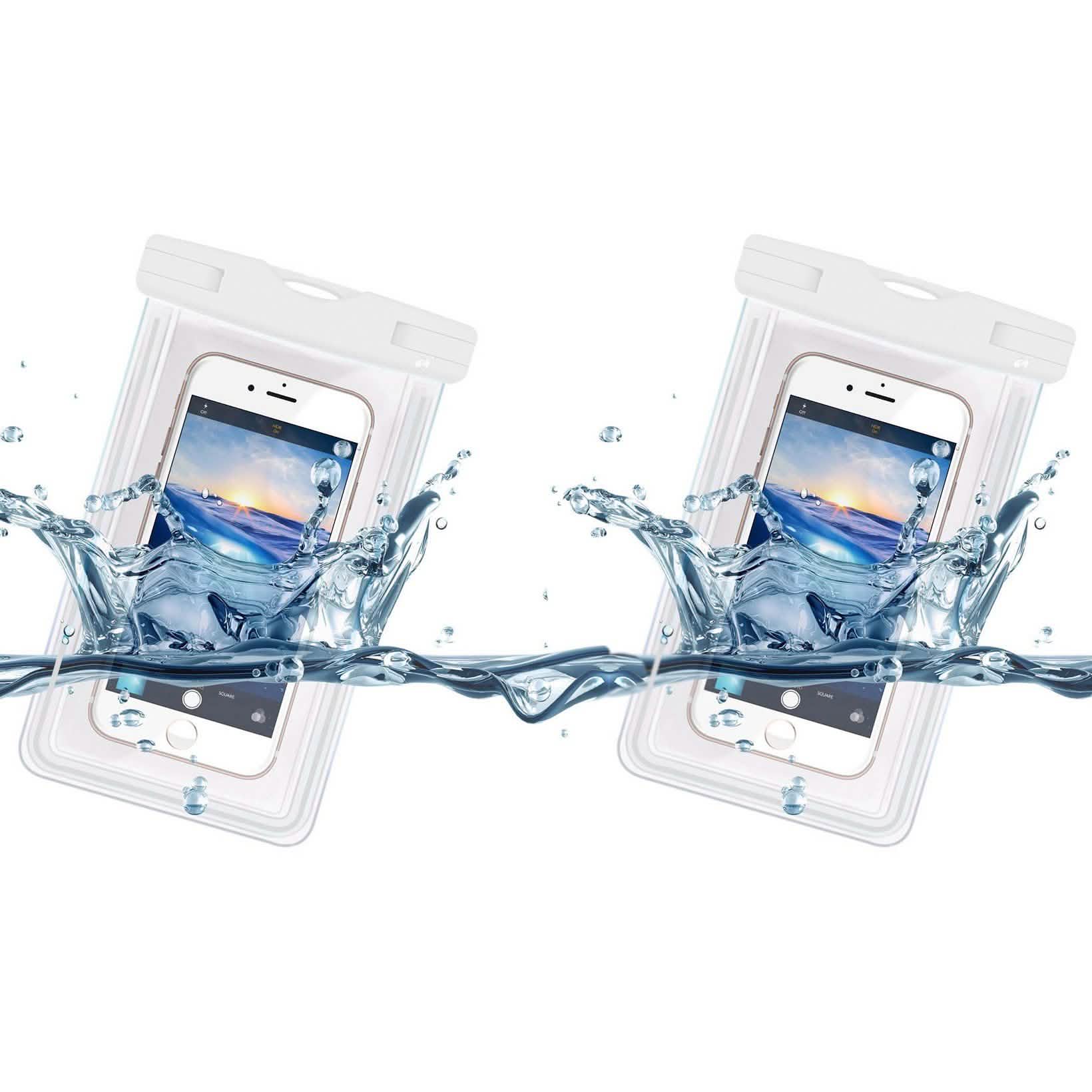 2-Pack: Universal Cell Phone Waterproof Dry Bag Case
