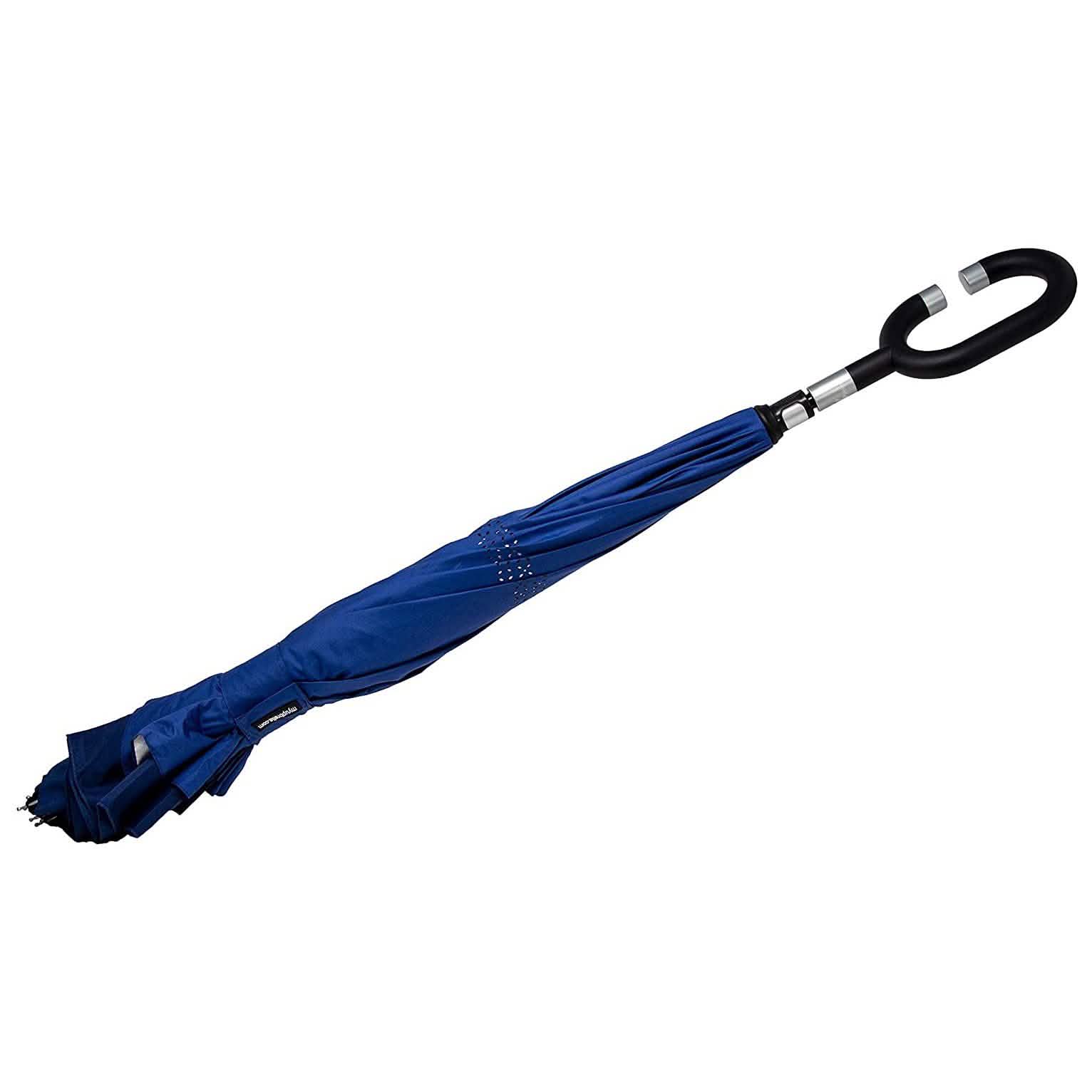 2-Pack: Waterproof and Windproof Reverse Umbrella with Automatic Close