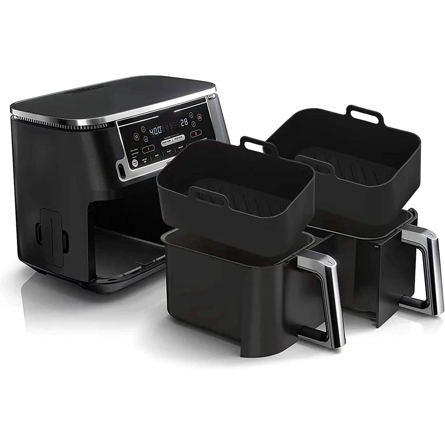 2-Piece: Air Fryer Silicone Pot