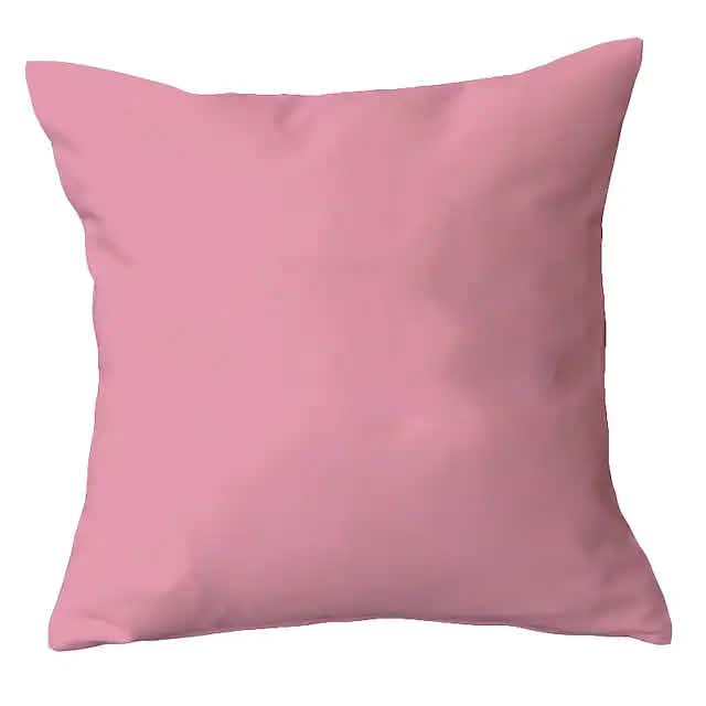 2-Piece: Solid Colored Simple Square Pillowcases