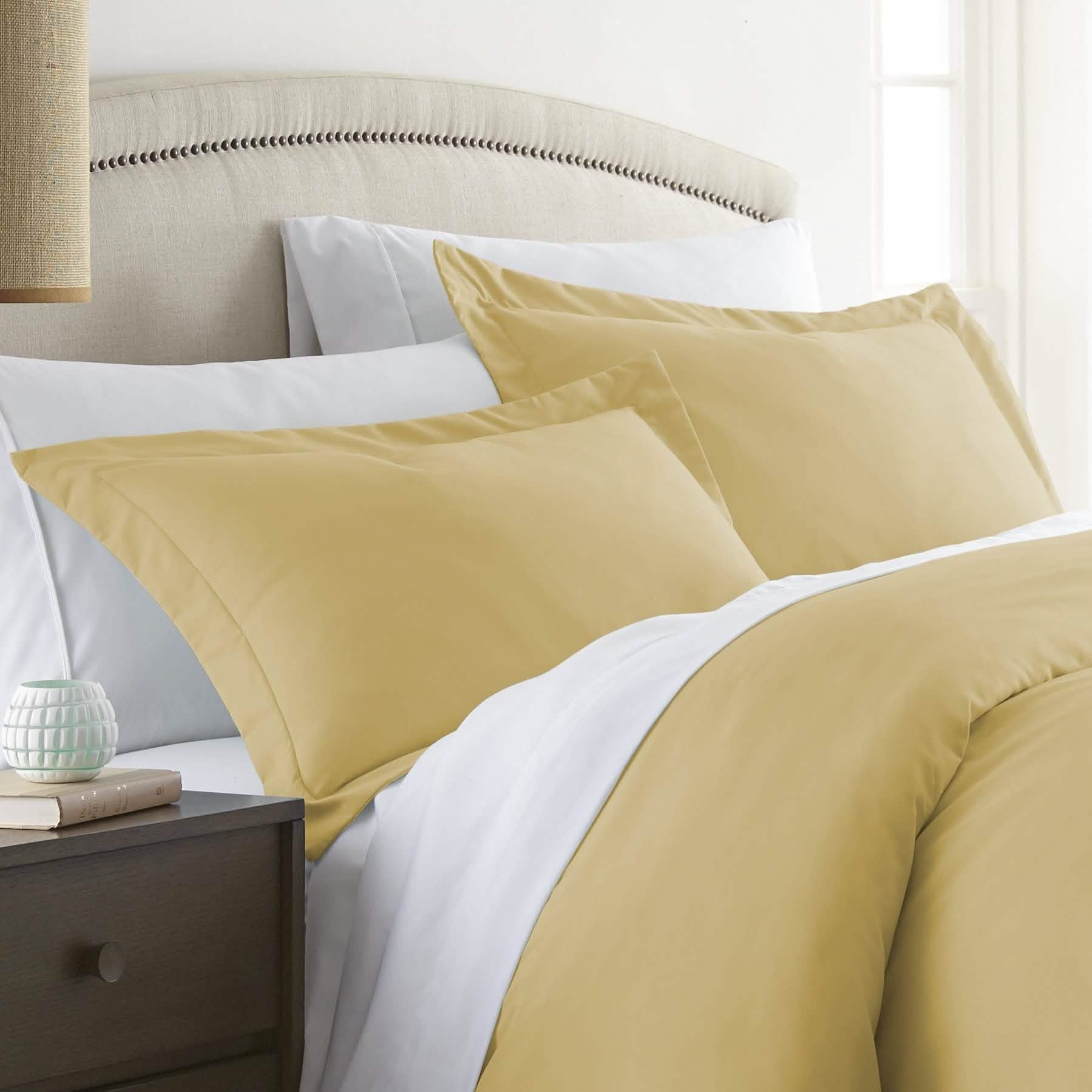 2-Piece: Solid Pillow Sham Set