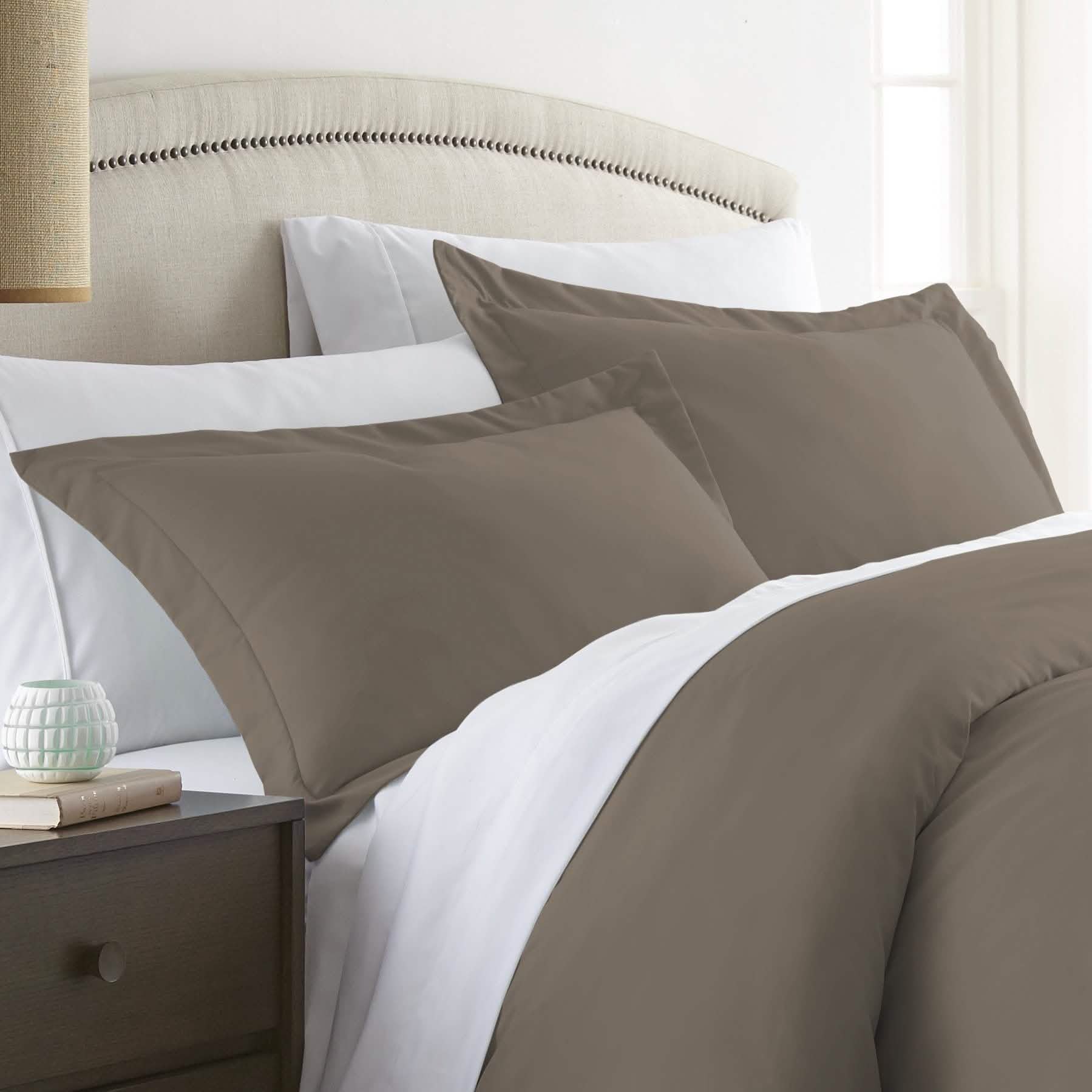 2-Piece: Solid Pillow Sham Set