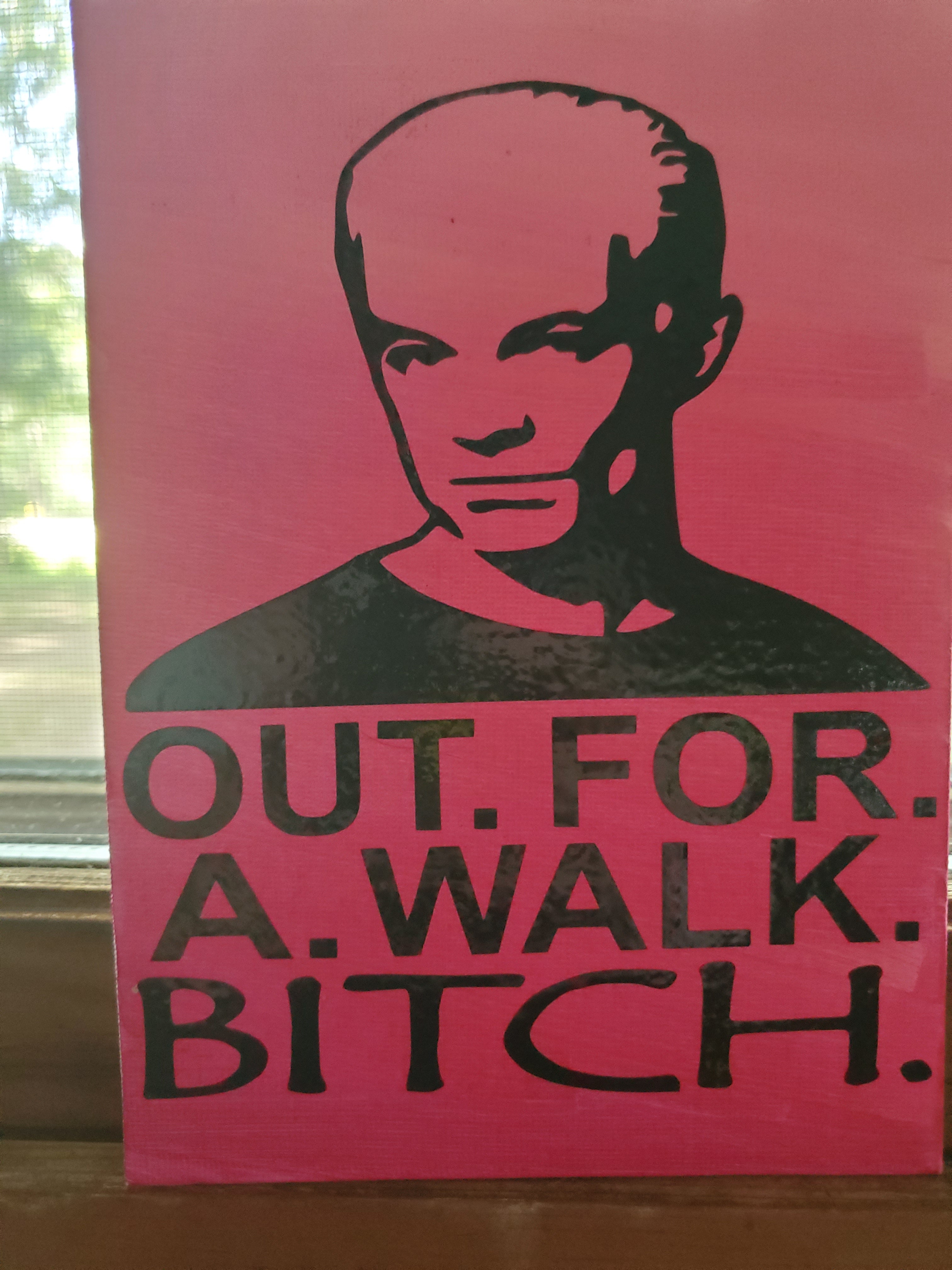 Spike Buffy Walk Bitch Canvas Art Wall Hanging Home Decor Horror True Crime