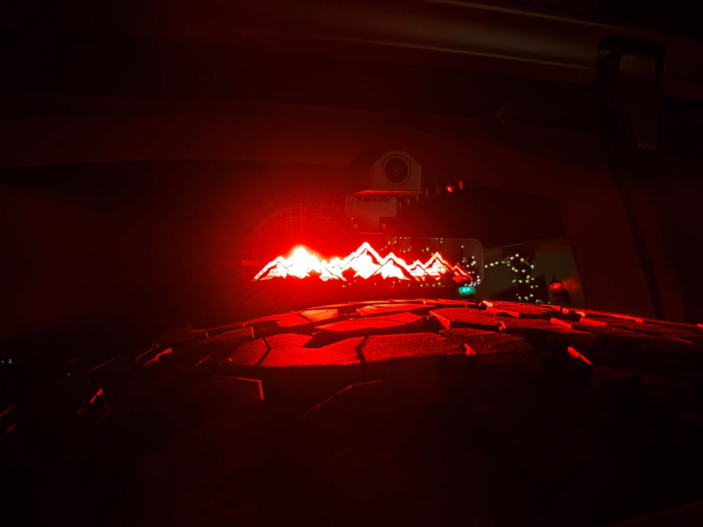 Laser Series Acrylic Third Brake Light Overlay - 2018+ Wrangler JL