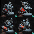 3D Printed Archvillain Games Armari Druraka Riders Demonstar - The Reckoning 28 32mm D&D