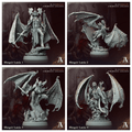 3D Printed Archvillain Games Blutgeir Lamia Bloodright - Crimson Legion 28 32mm D&D