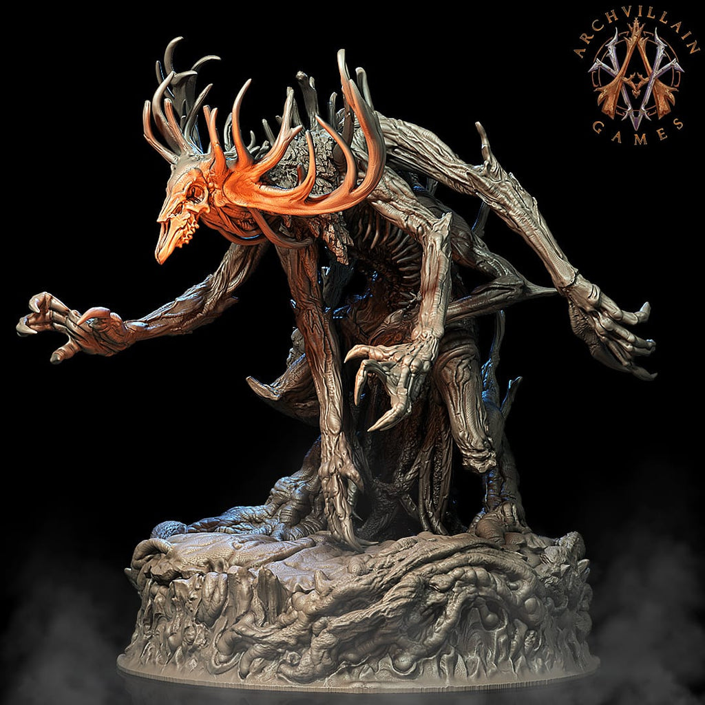 3D Printed Archvillain Games Dark Fae - The Netthing Fae Wendigo 28mm 32mm D&D