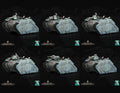 3D Printed Archvillain Games Deadmen Brigade - Morior Invictus Morior M1 Badger 28 32mm D&D