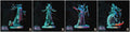 3D Printed Archvillain Games Descent into Madness Encephalids Enlightened 28 32mm D&D