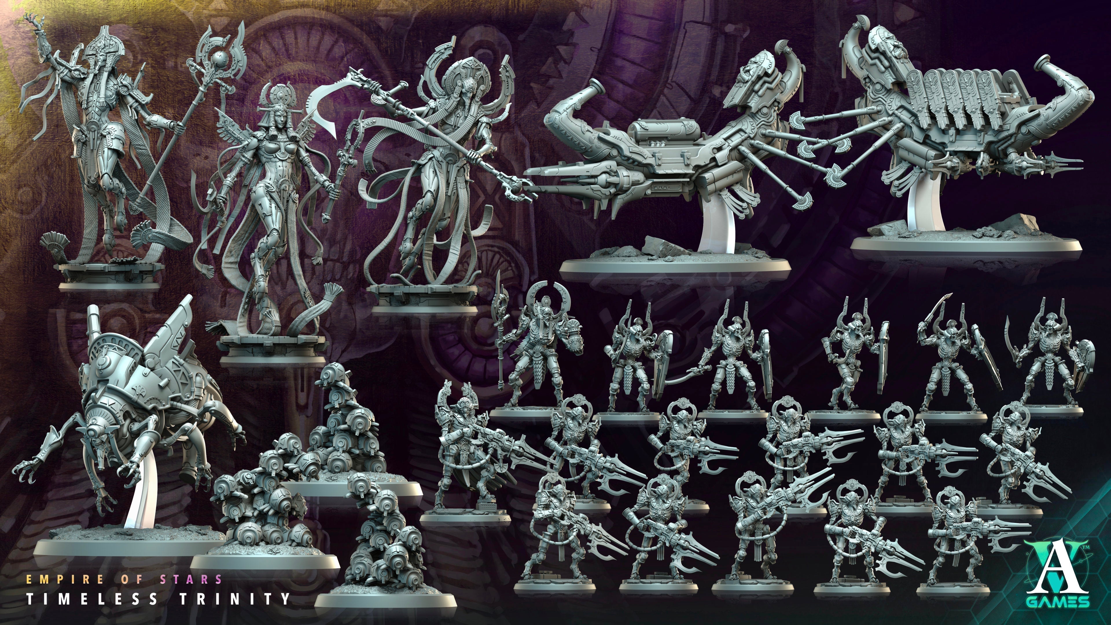 3D Printed Archvillain Games Embalmer Empire of Stars Timeless Trinity 28 32mm D&D