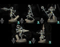3D Printed Archvillain Games Empire of Stars - Black Pyramid Keteph Ankhesh 28 32mm D&D
