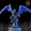3D Printed Archvillain Games Erevos the Death Dragon The Deathknight Order 28 32mm D&D