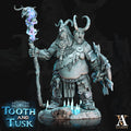 3D Printed Archvillain Games Frostburn Horrors Tooth and Tusk Jugar - Twicefrozen - Mountain Ettin 28mm 32mm D&D