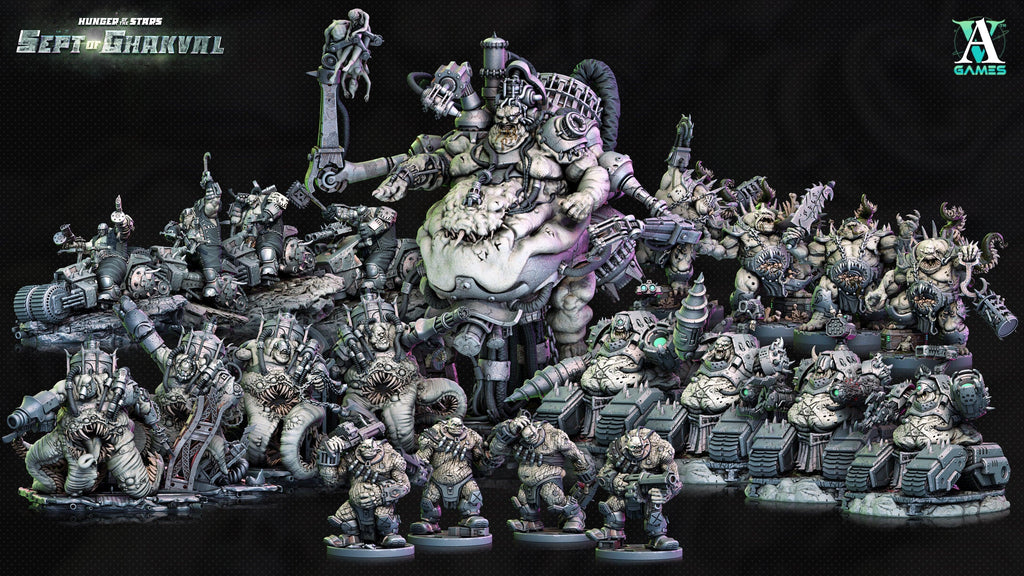 3D Printed Archvillain Games Ghakval Artillery Hunger of the Stars 28 32mm D&D