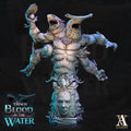 3D Printed Archvillain Games Karkhareetoth Bust The Trench Blood In the Water 28 32mm D&D