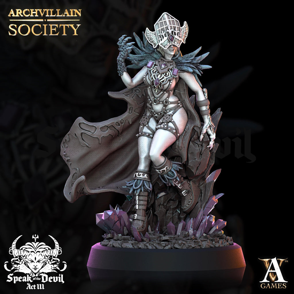 3D Printed Archvillain Games Keleera - The Lustseer Archvillain Society Vol. XXV 28 32mm D&D