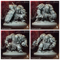 3D Printed Archvillain Games Kor'garal Gorogg Orc Legacy Wrath of the Grimskorn 28 32mm D&D