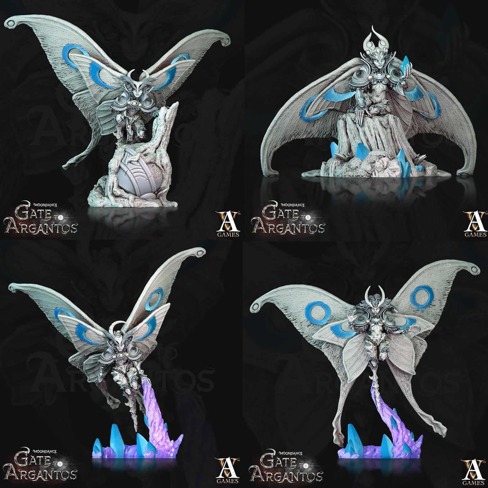 3D Printed Archvillain Games Luminae Moondance - Gate to Argantos 28 32mm D&D